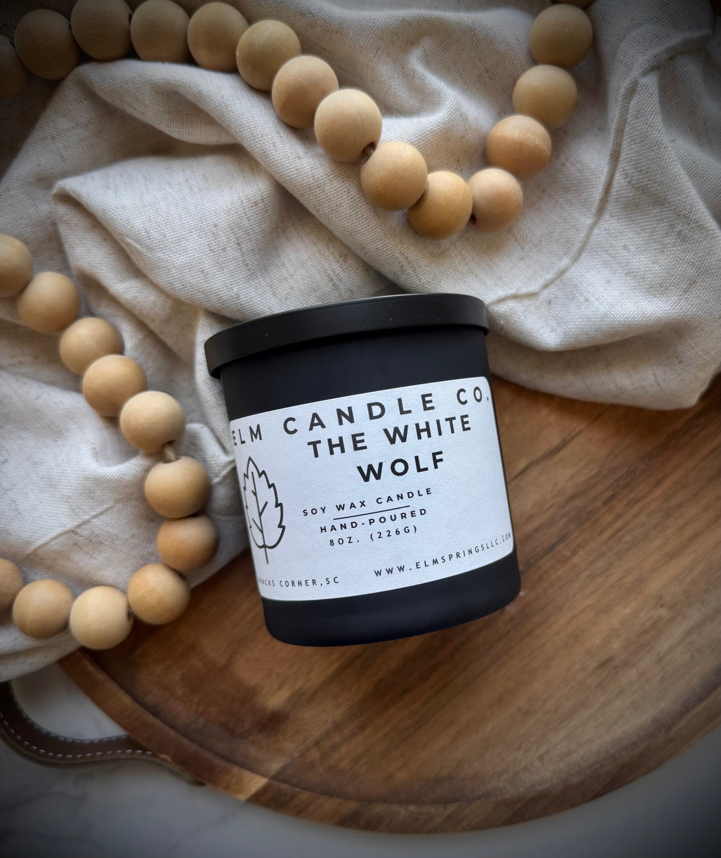 The White Wolf Soy Wax Candle