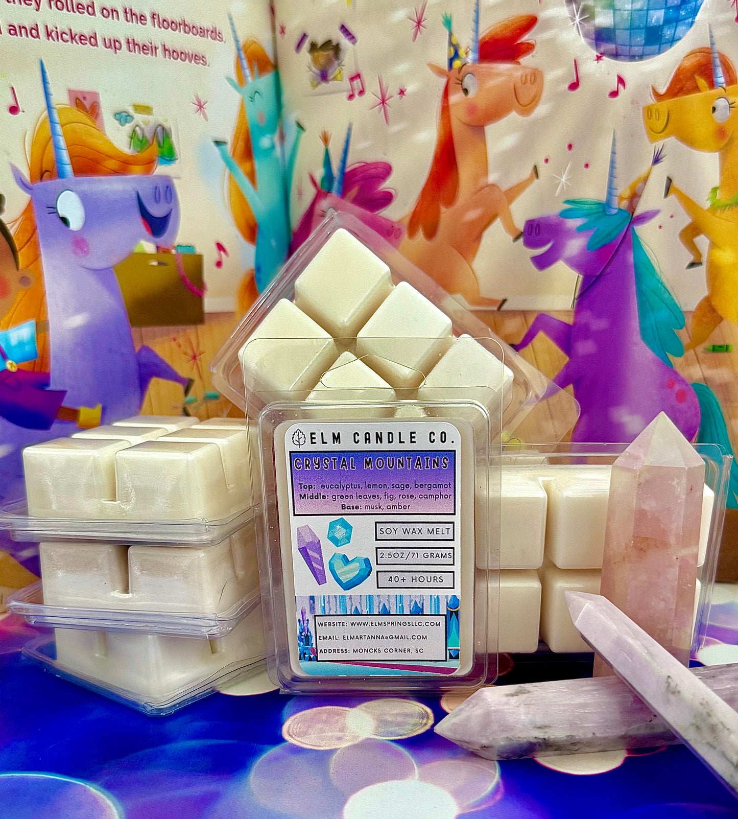 Crystal Mountains Soy Wax Candle