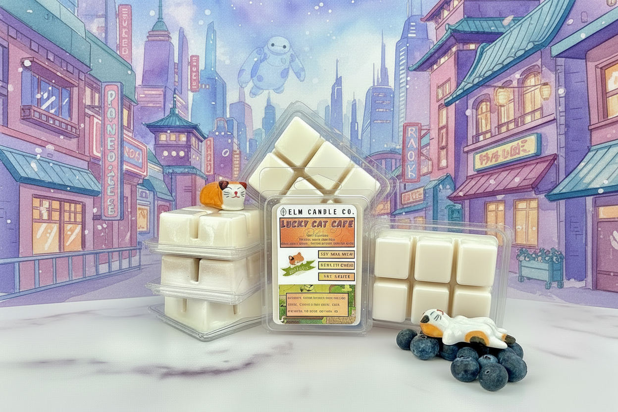 Lucky Cat Cafe Soy Wax Candle