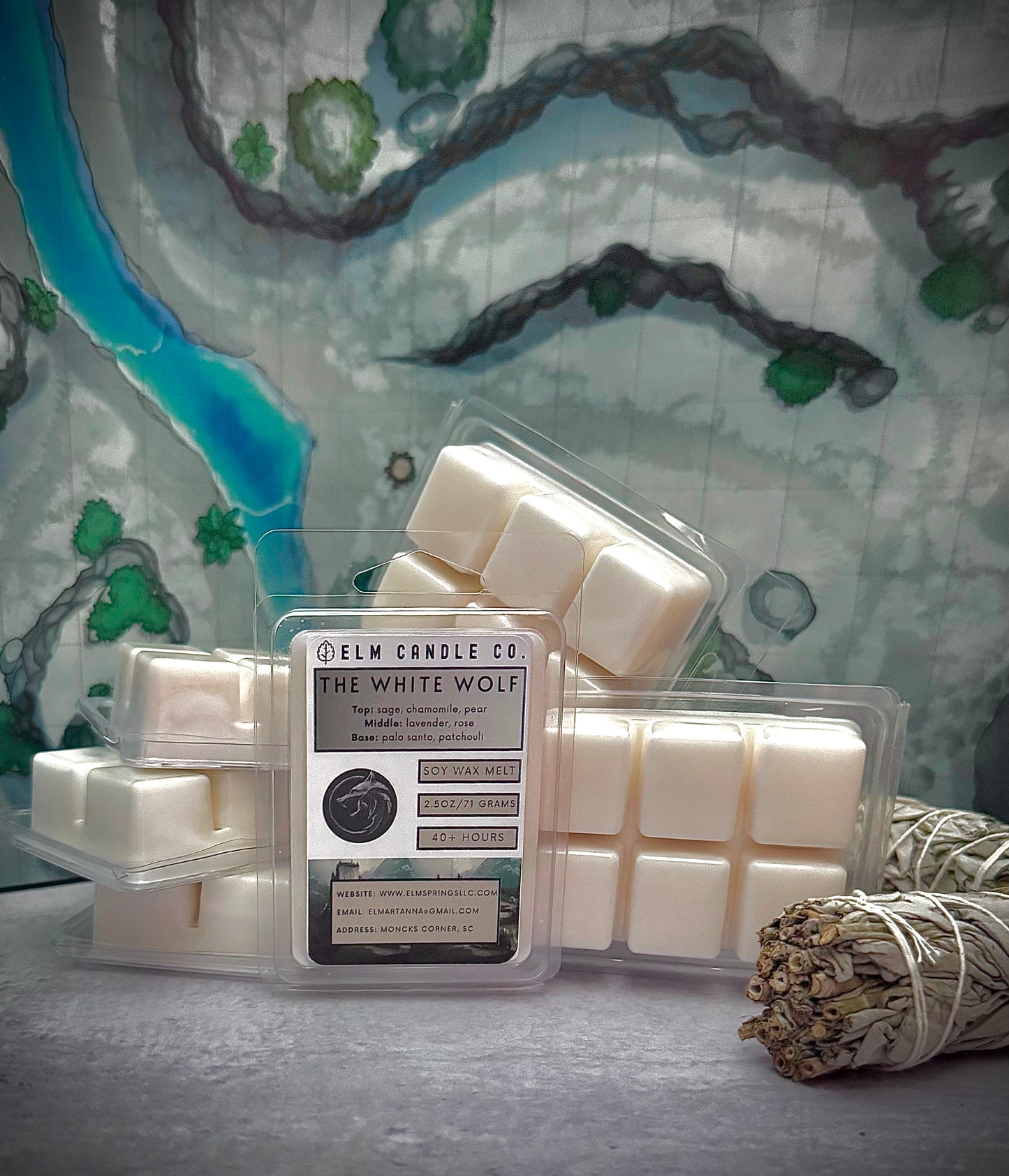 The White Wolf Soy Wax Candle