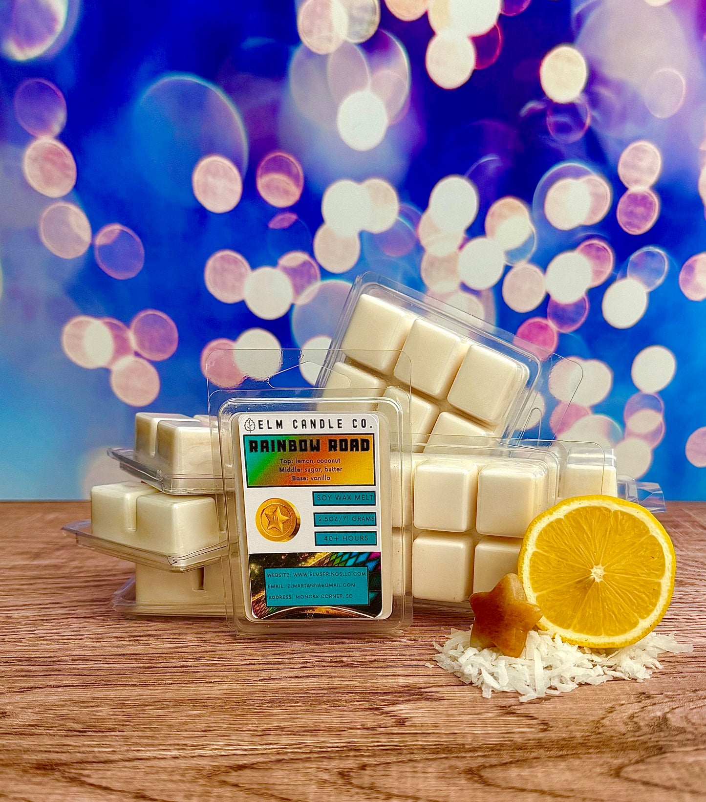 Rainbow Road Soy Wax Candle