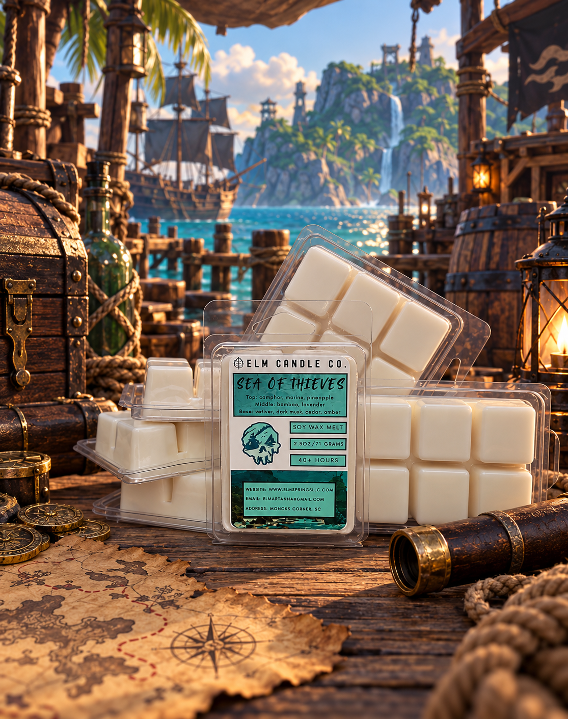 Sea of Thieves Soy Candle