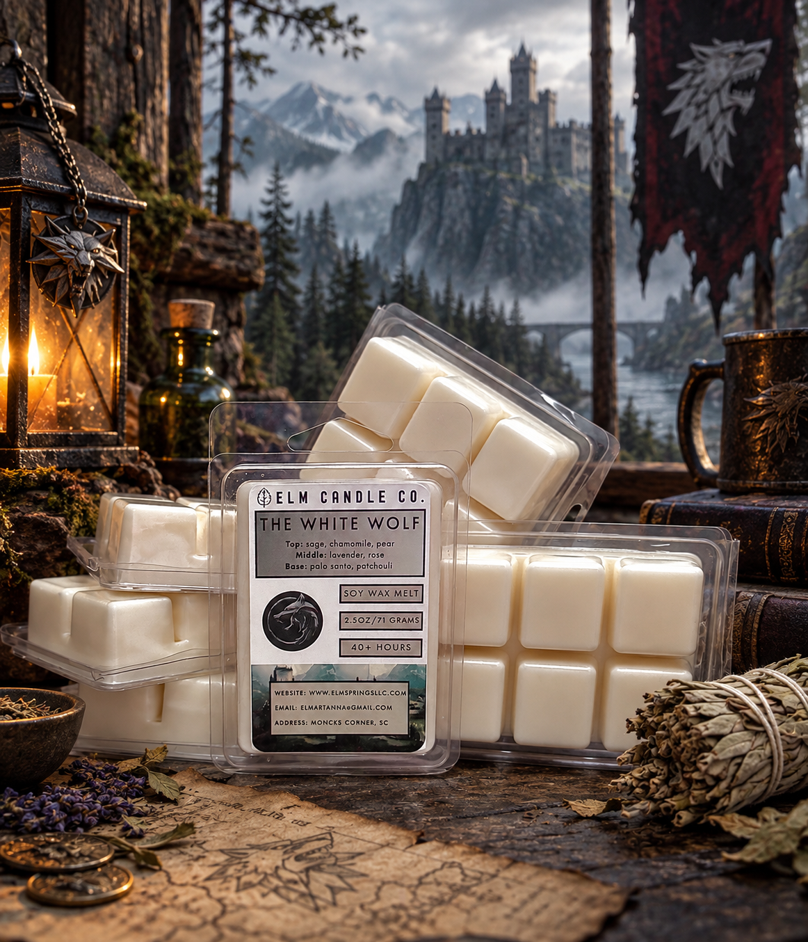 The White Wolf Soy Candle