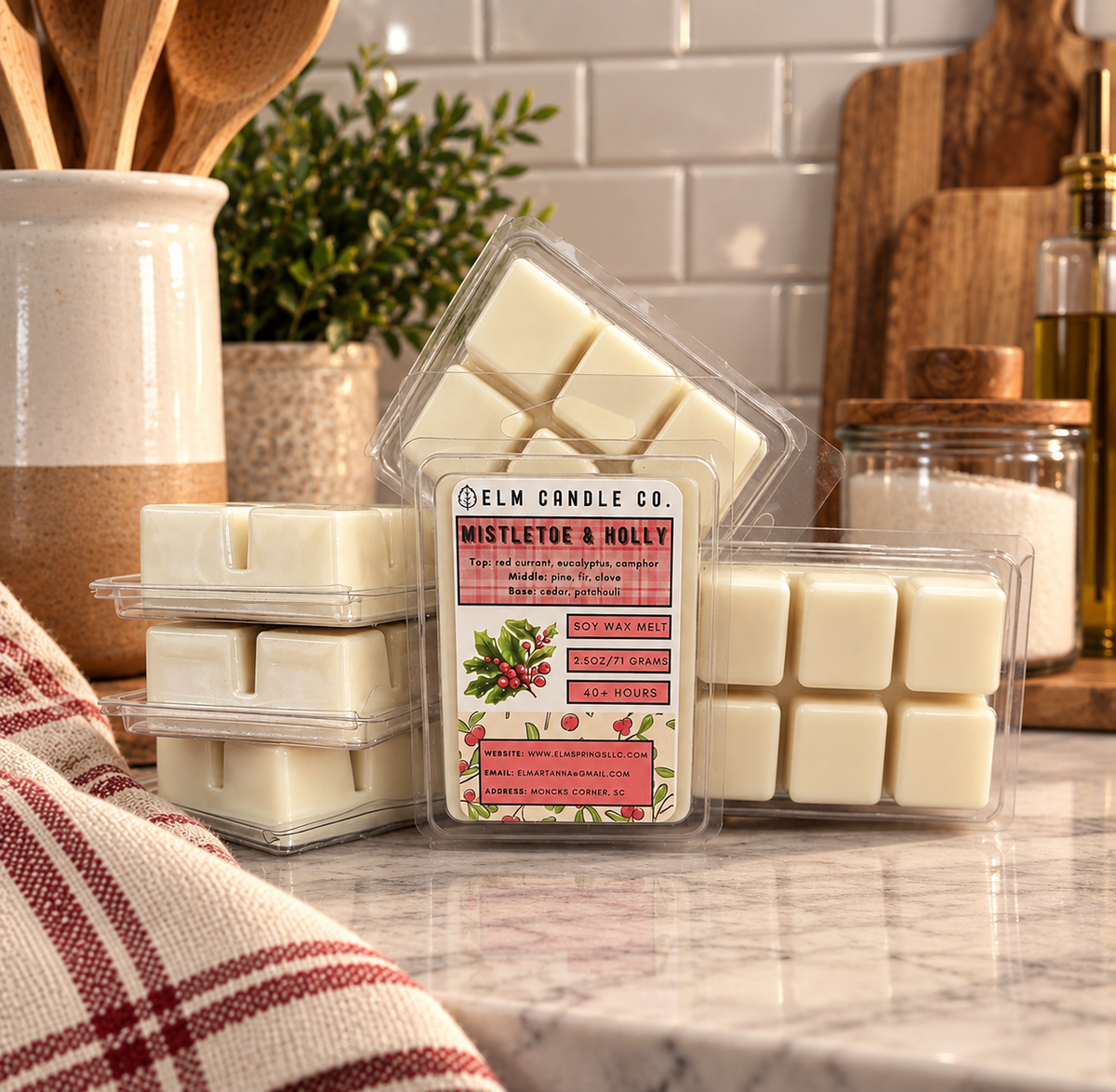 Mistletoe & Holly Soy Candle
