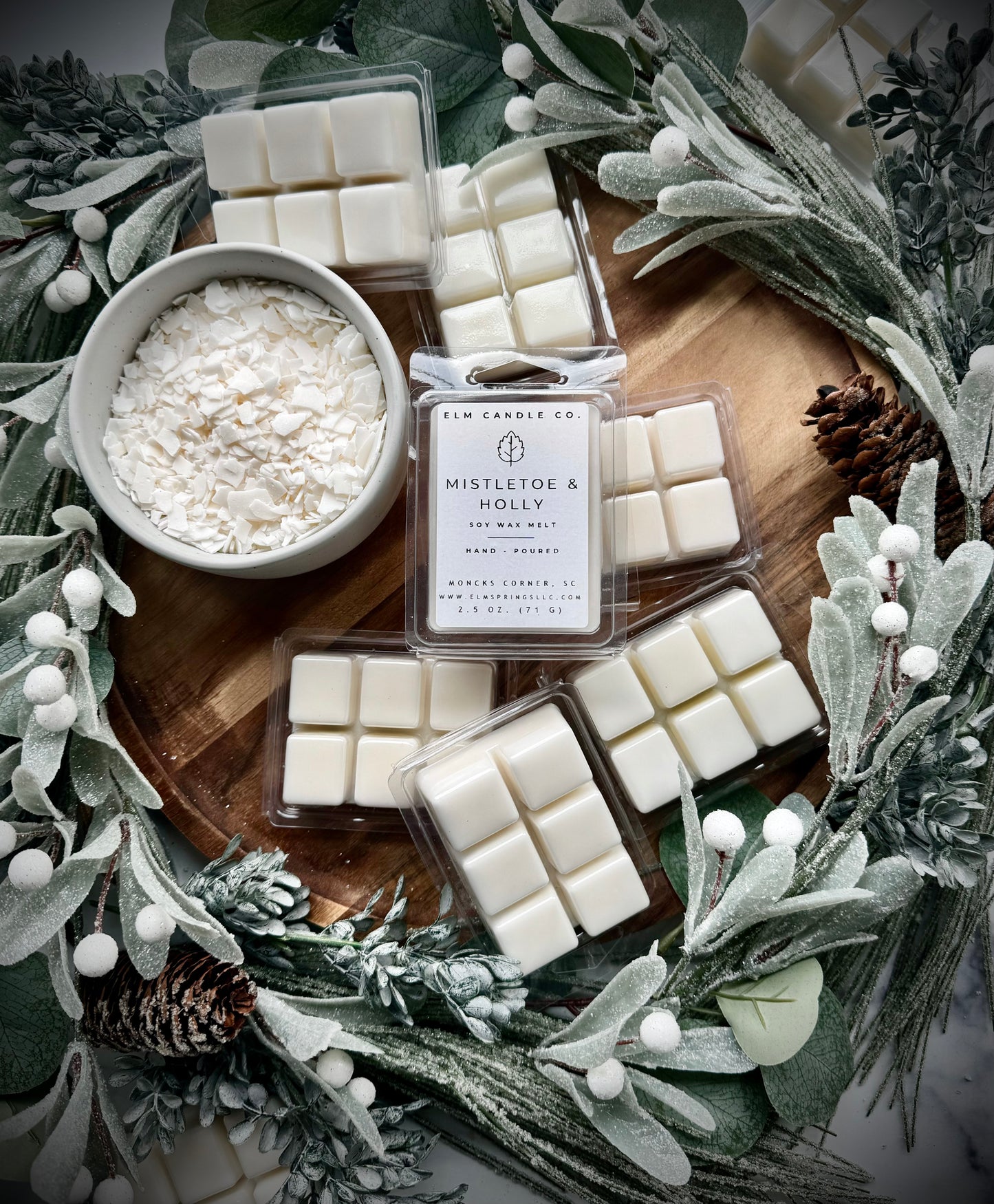 Mistletoe & Holly Soy Wax Candle