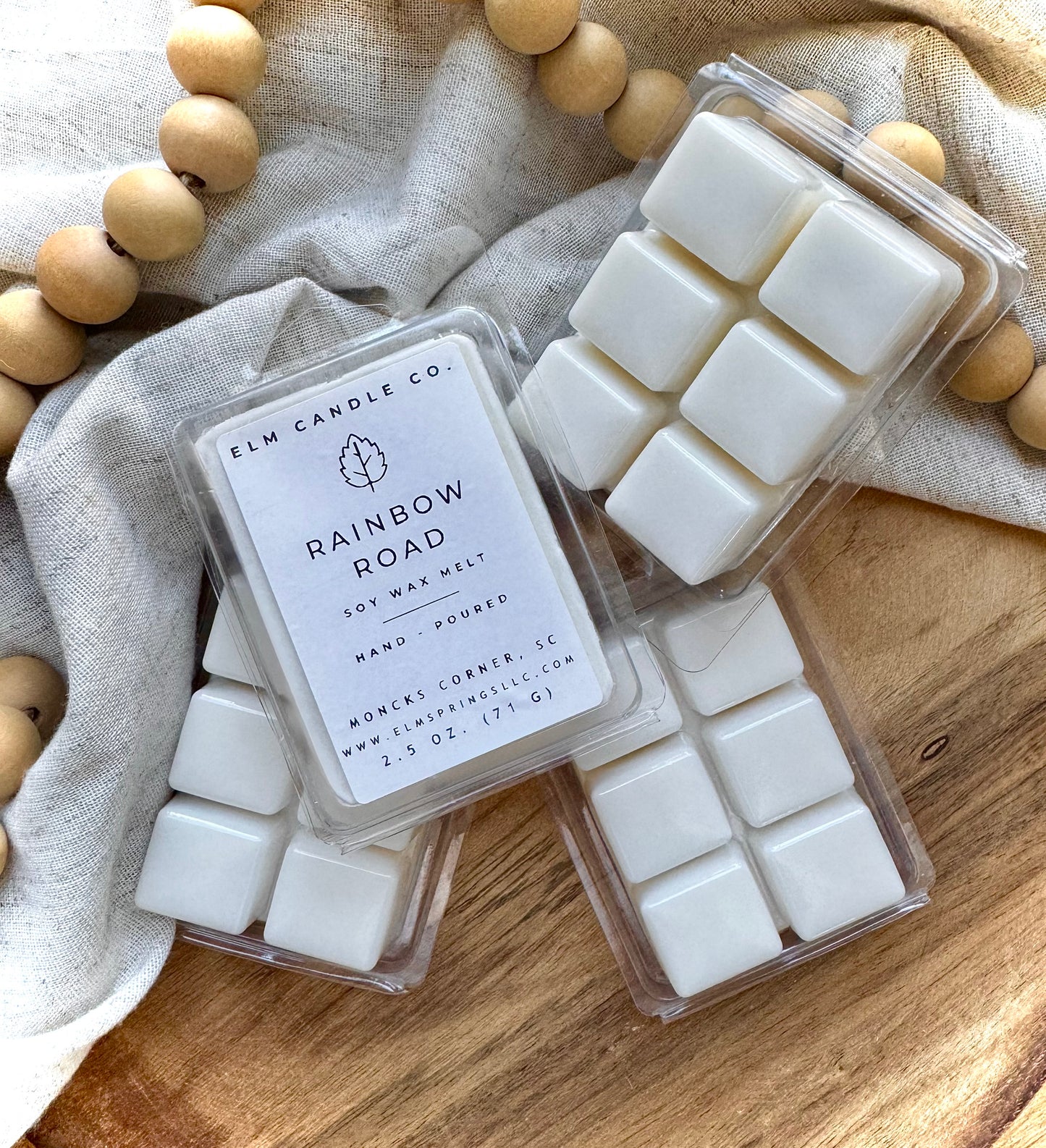 Rainbow Road Soy Wax Candle