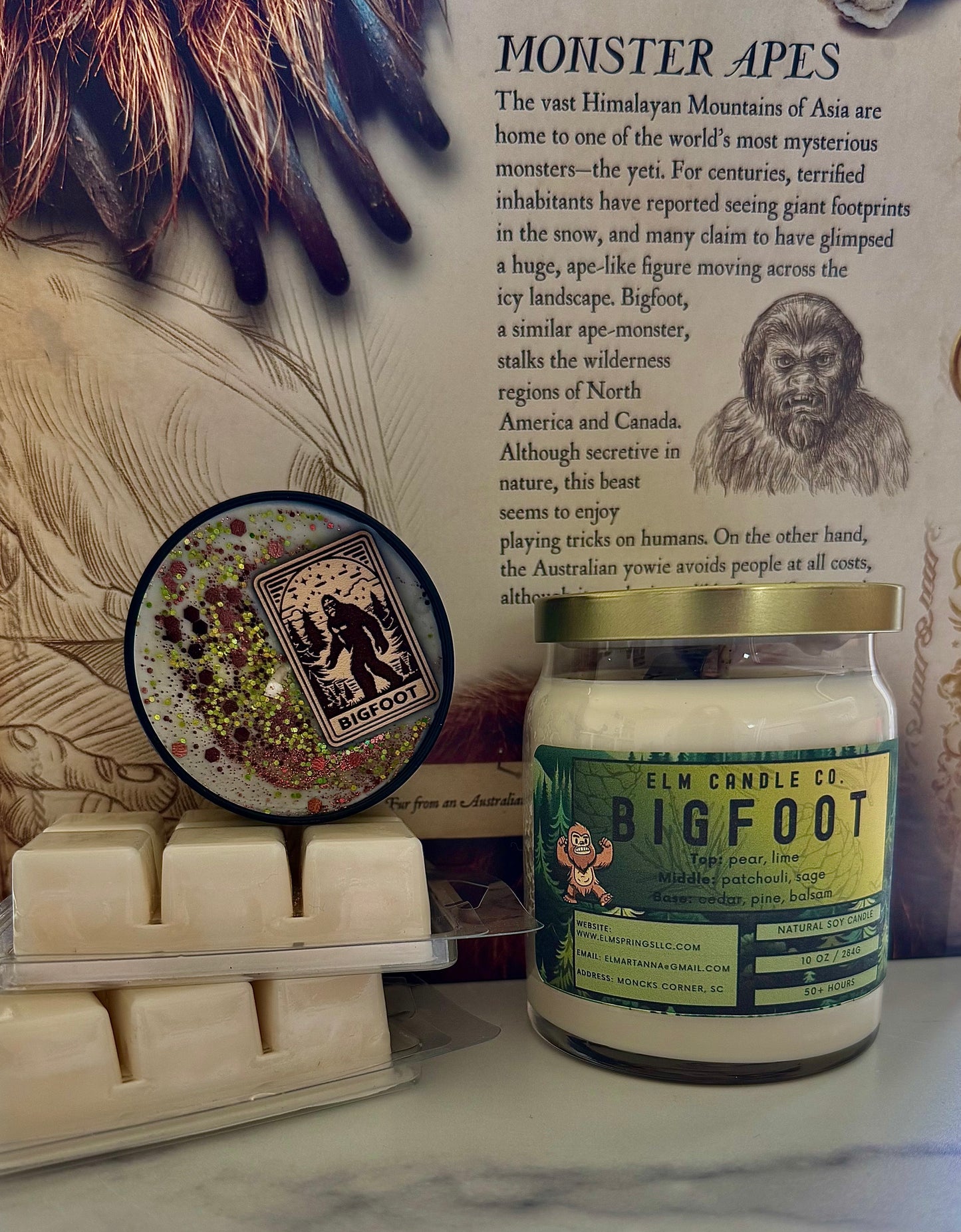 Bigfoot Soy Wax Candle