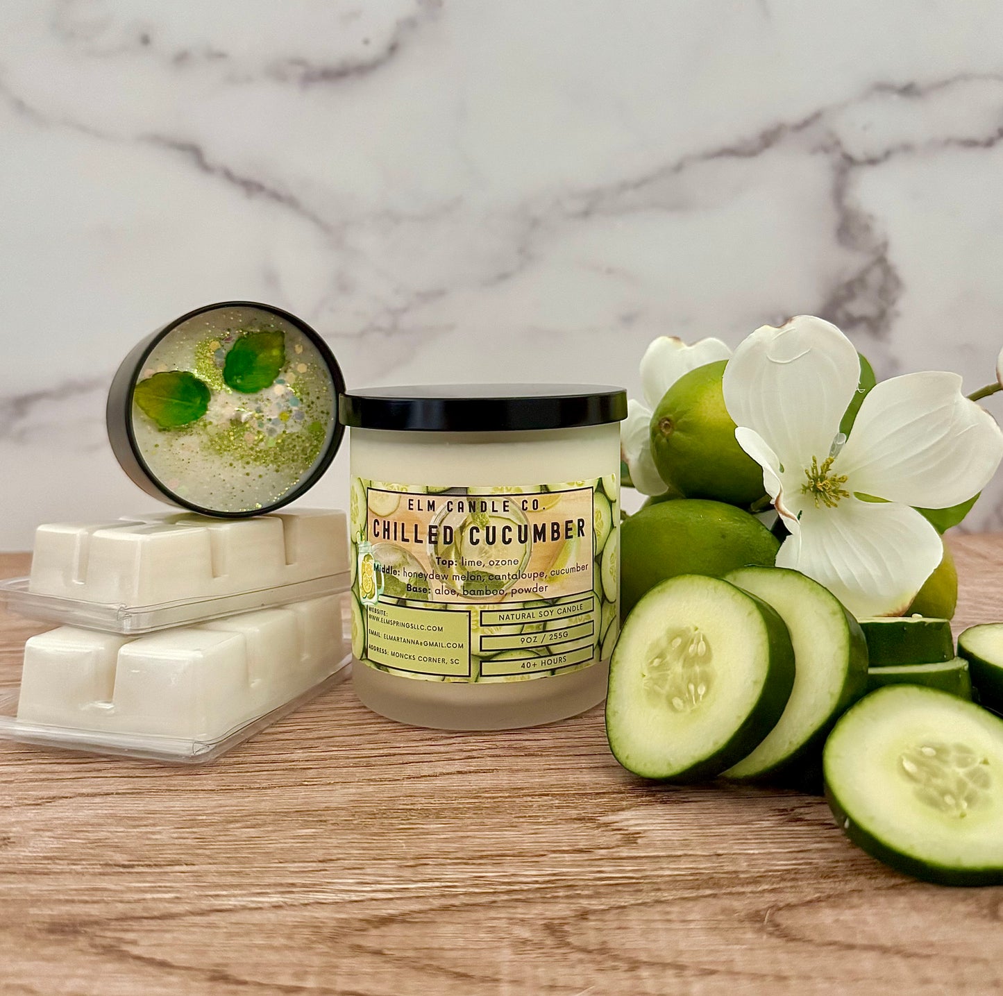 Chilled Cucumber Soy Wax Candle