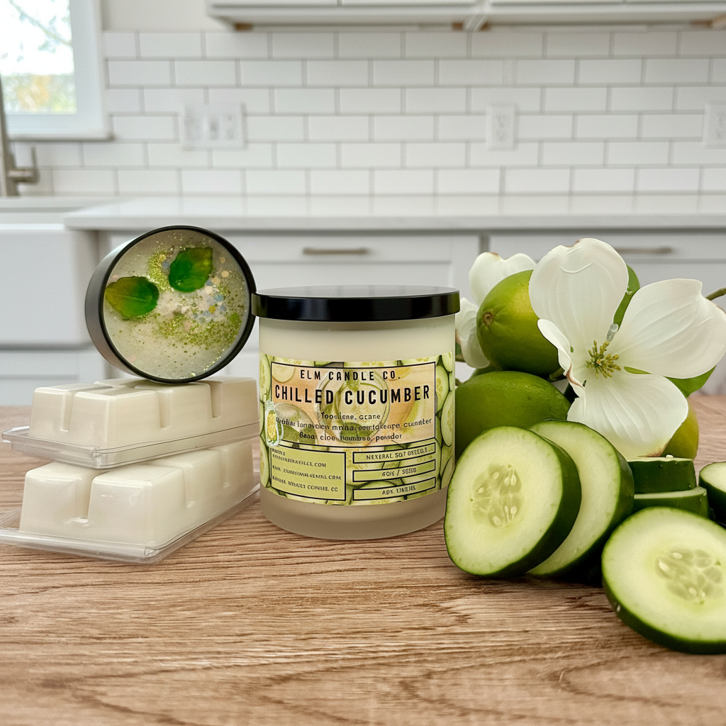 Chilled Cucumber Soy Wax Candle