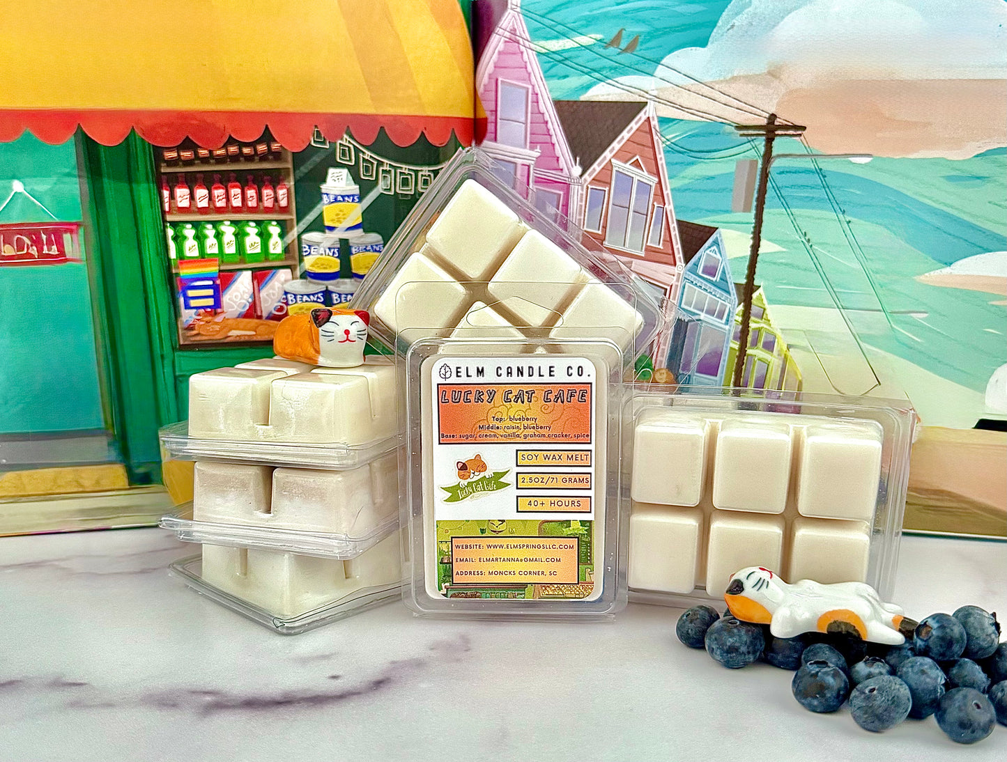 Lucky Cat Cafe Soy Wax Candle