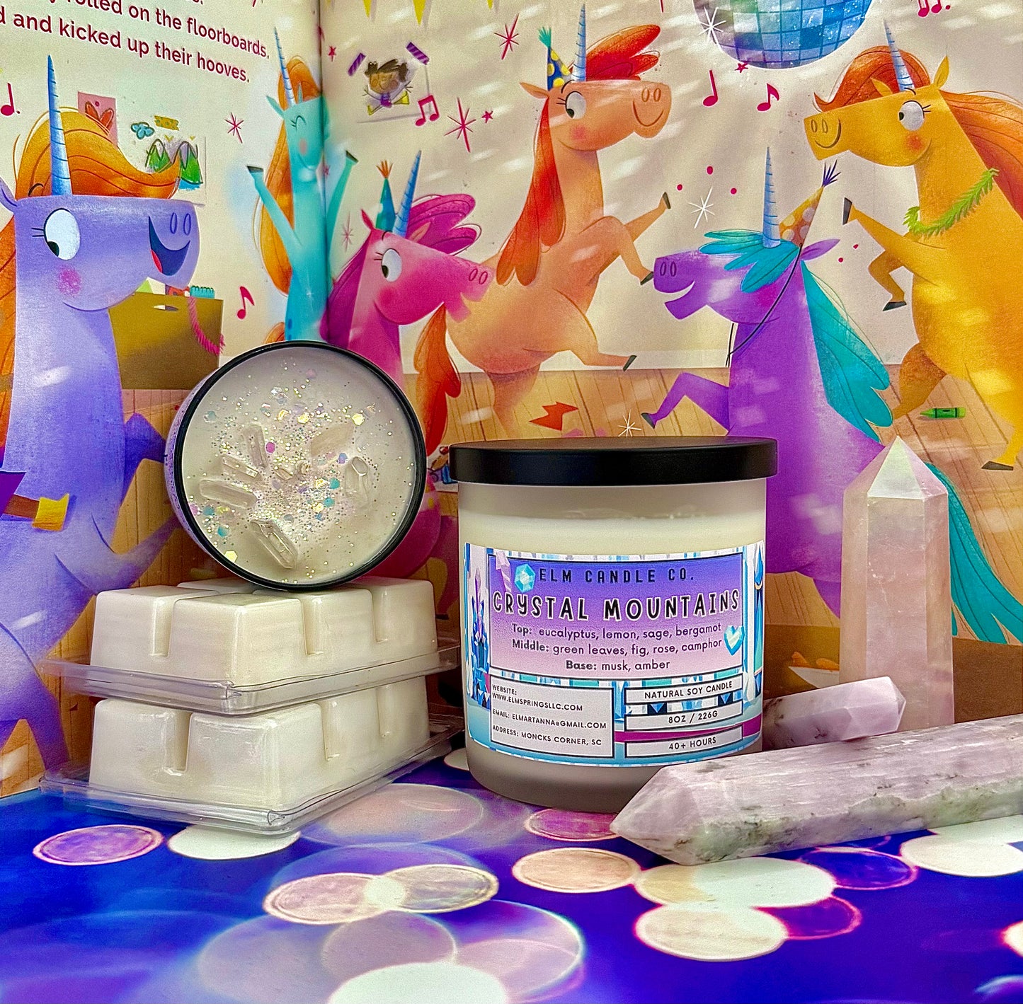 Crystal Mountains Soy Wax Candle