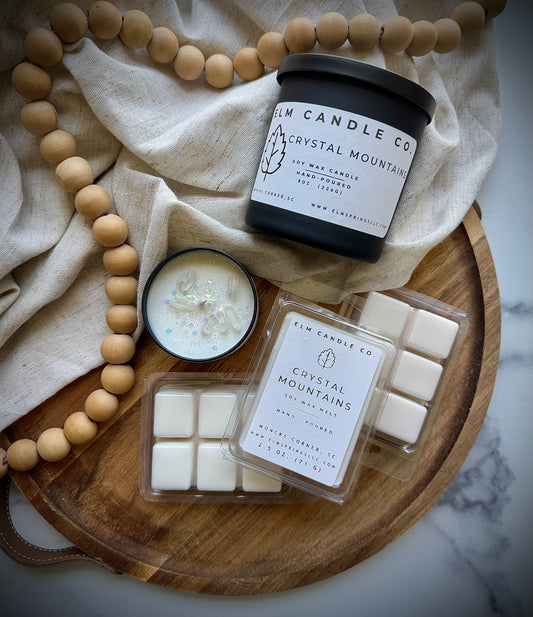 Crystal Mountains Soy Wax Candle