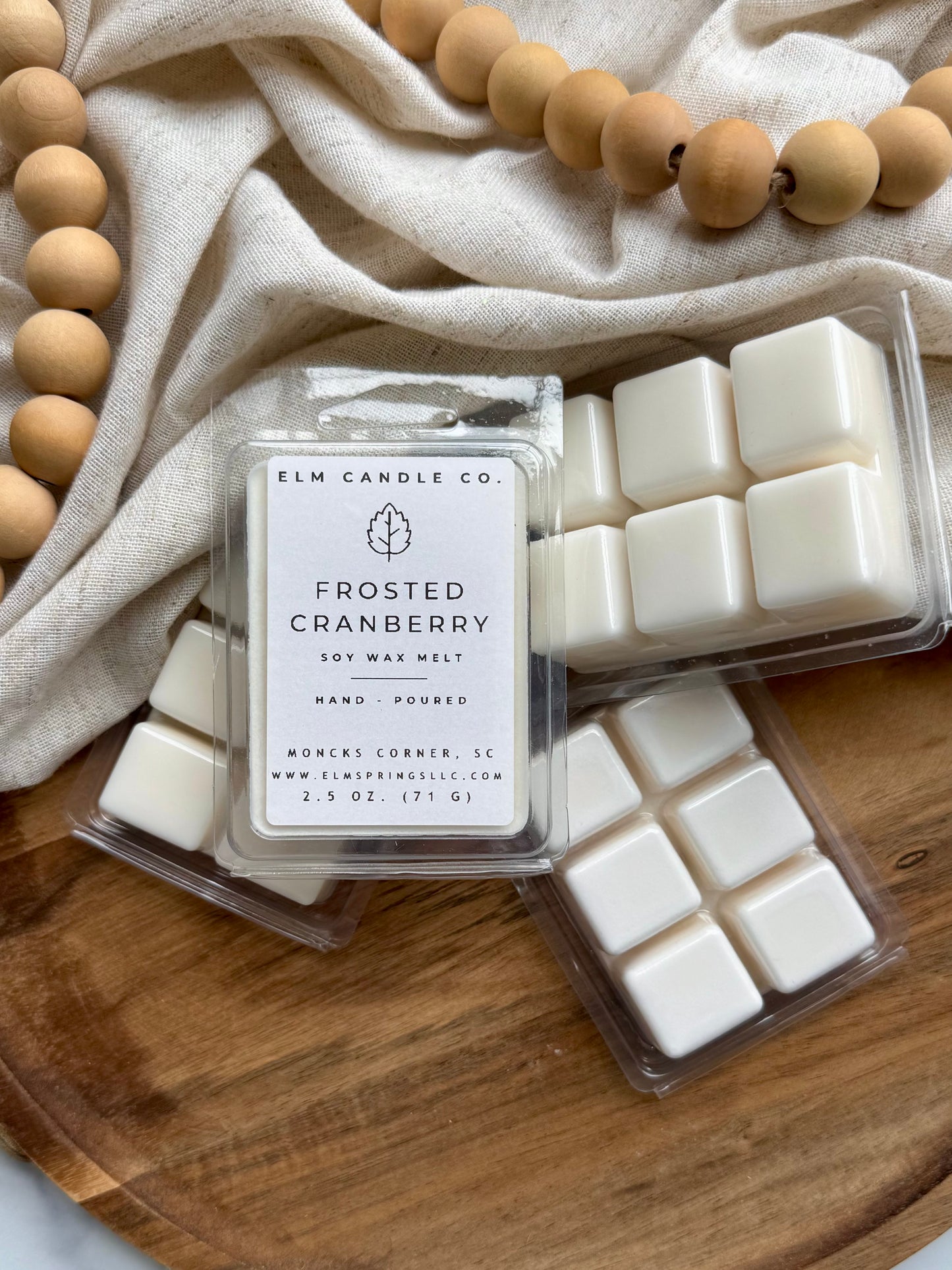 Frosted Cranberry Soy Wax Candle