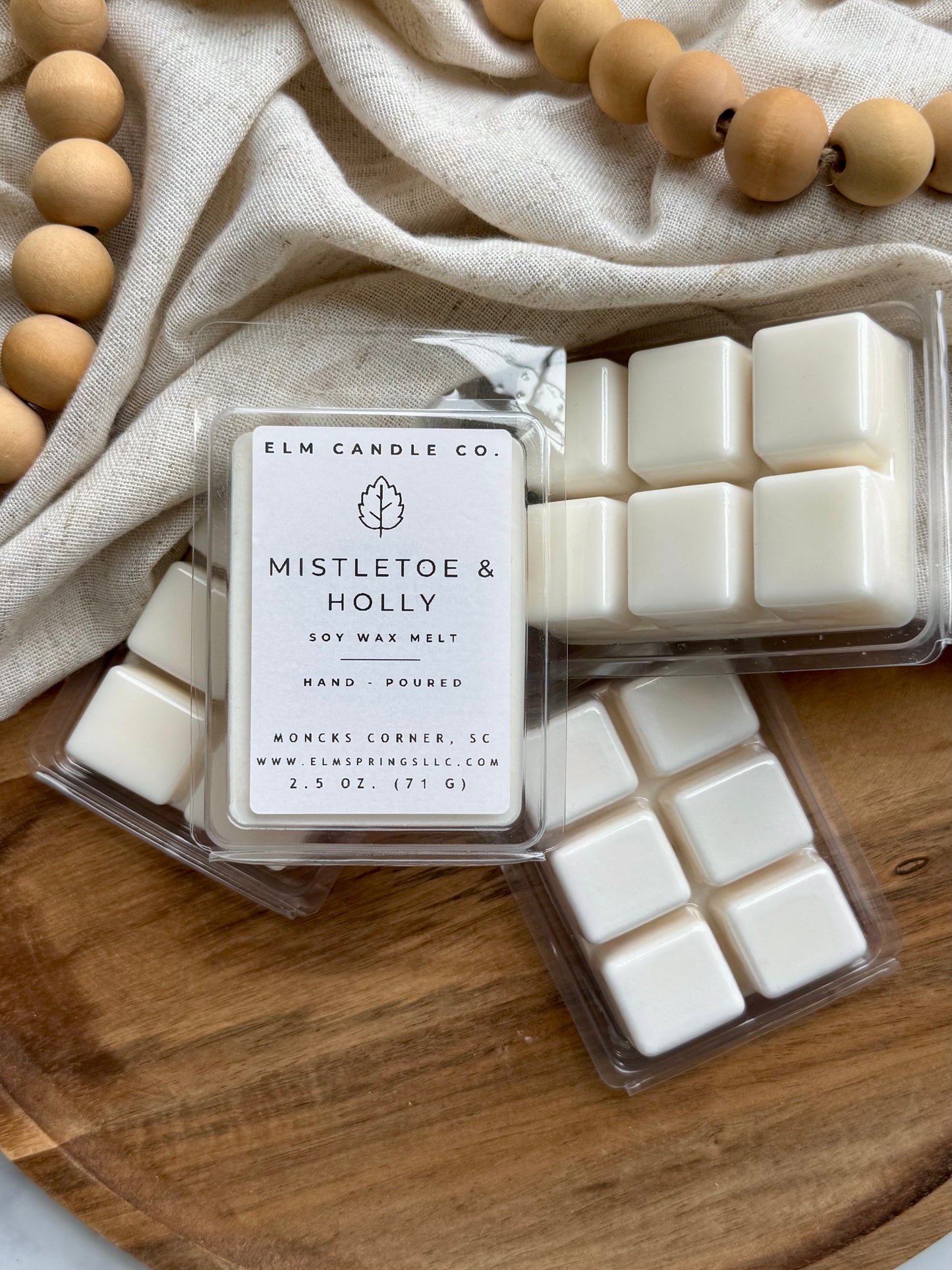 Mistletoe & Holly Soy Wax Candle