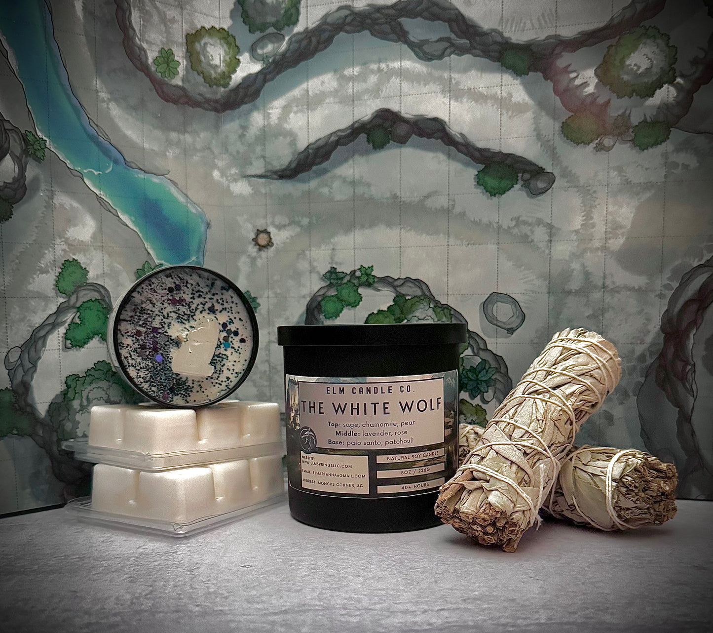 The White Wolf Soy Wax Candle
