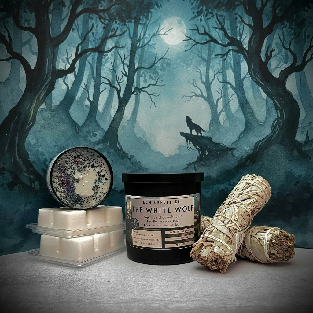 The White Wolf Soy Wax Candle