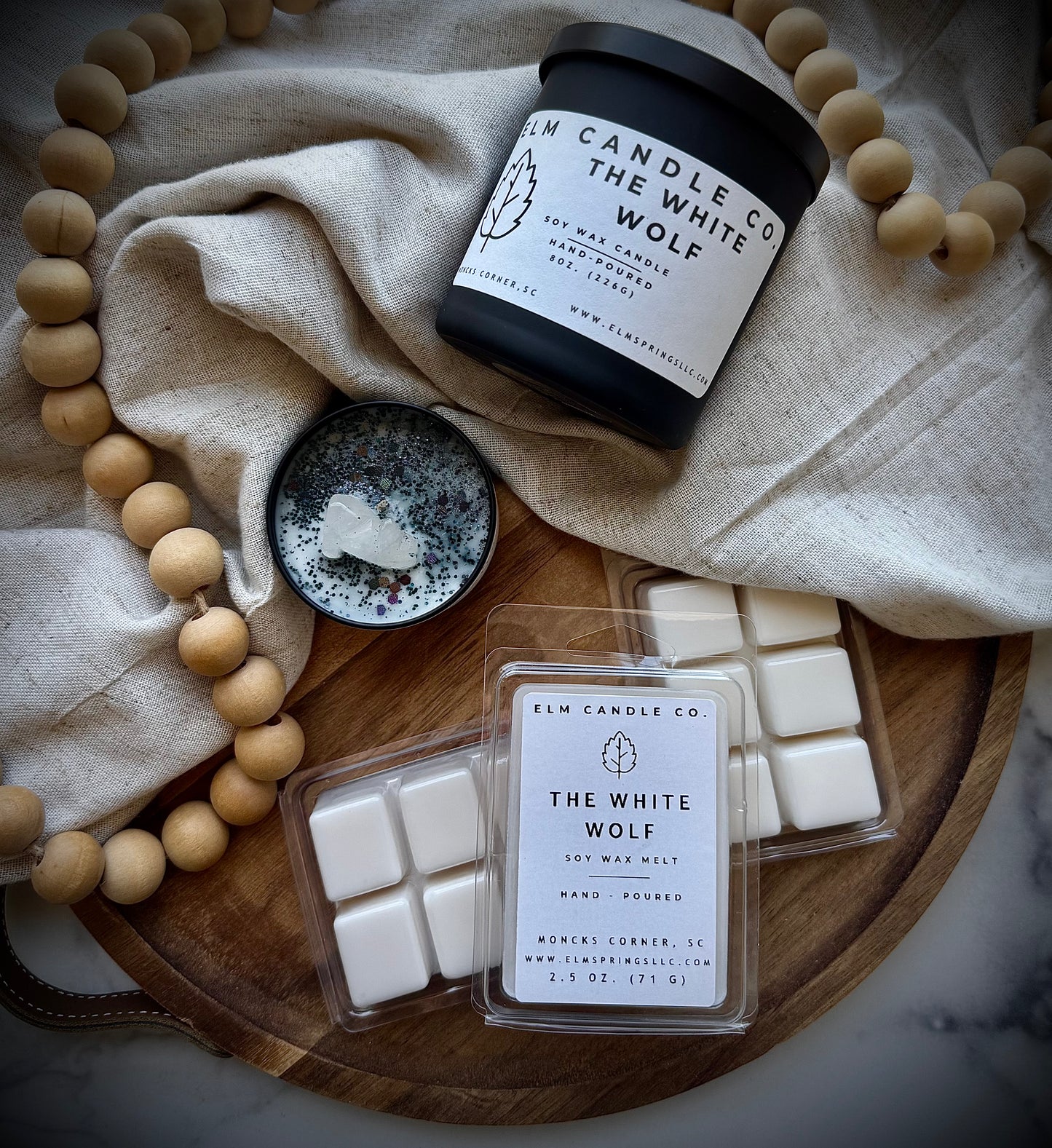 The White Wolf Soy Wax Candle