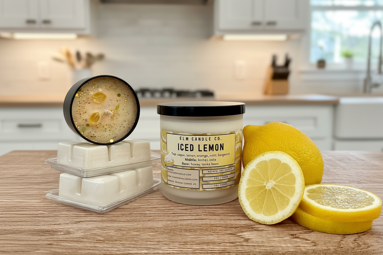 Iced Lemon Soy Wax Candle