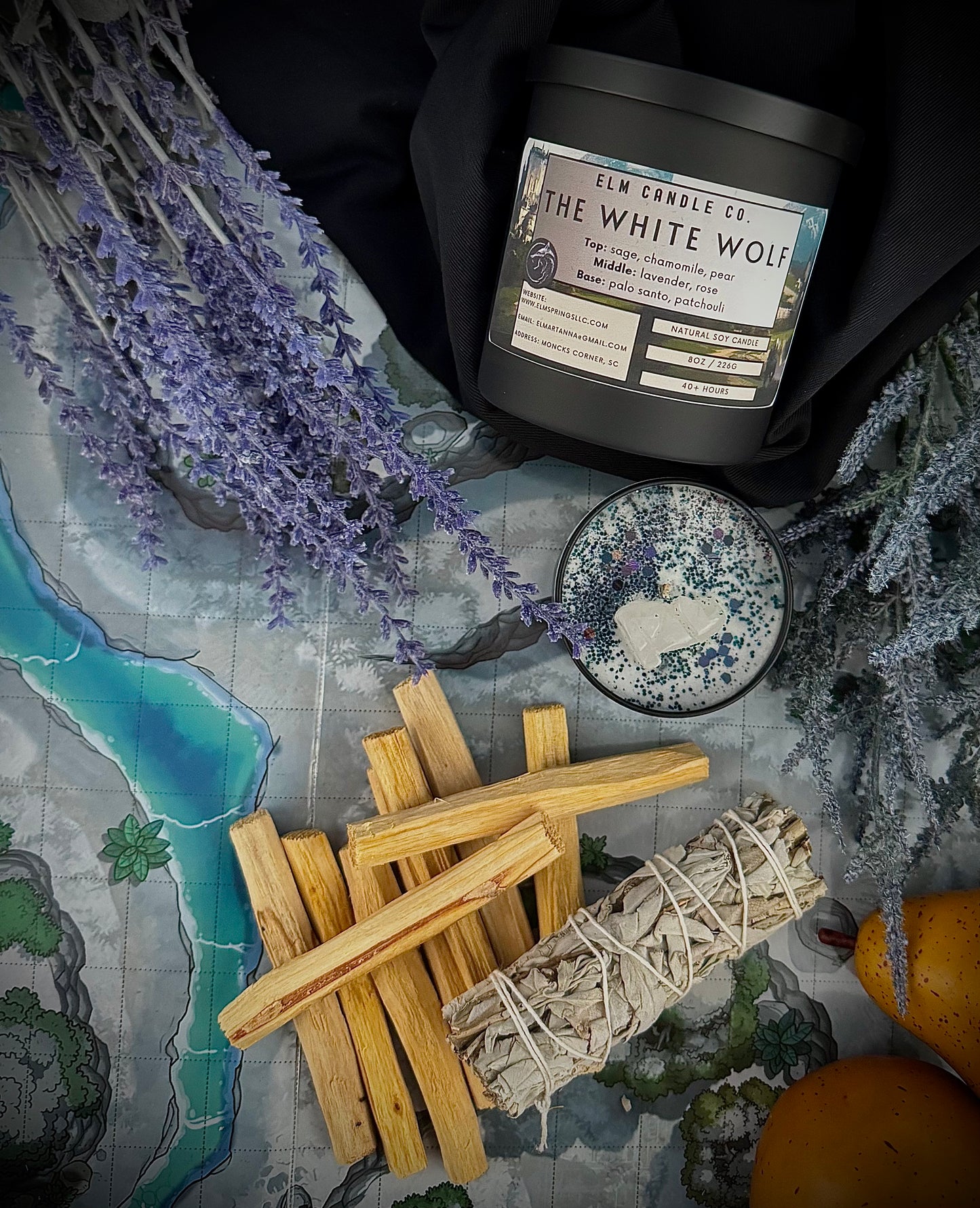 The White Wolf Soy Wax Candle