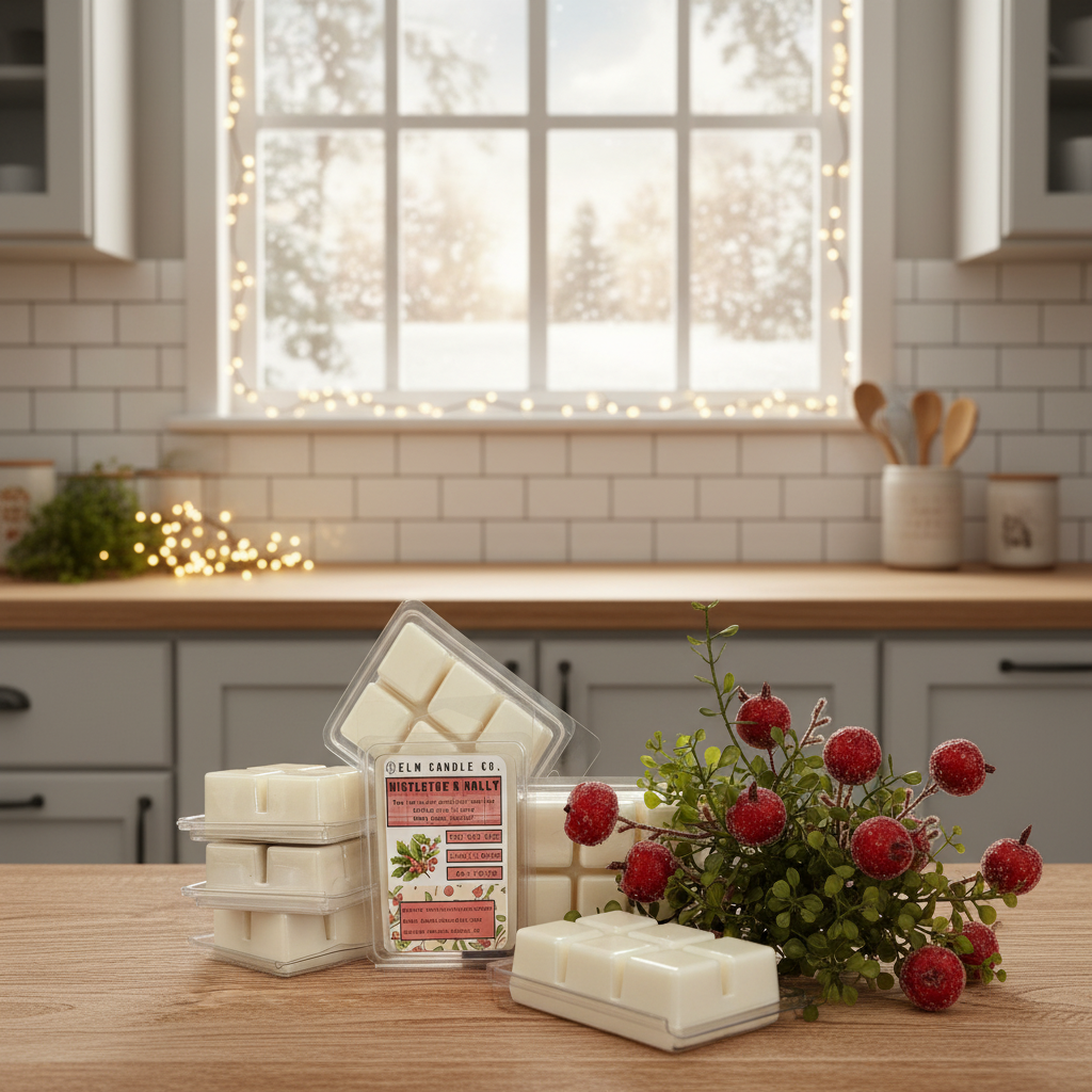 Mistletoe & Holly Soy Wax Candle