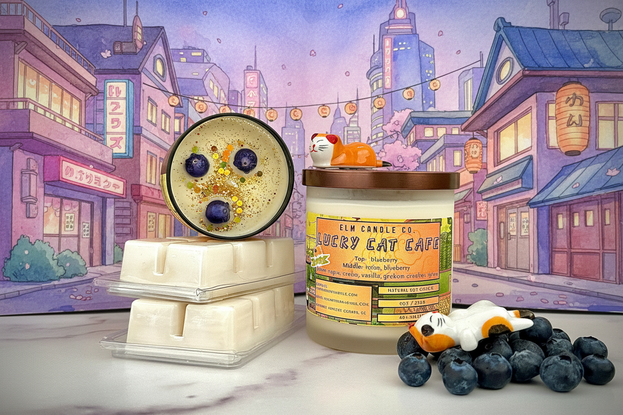 Lucky Cat Cafe Soy Wax Candle
