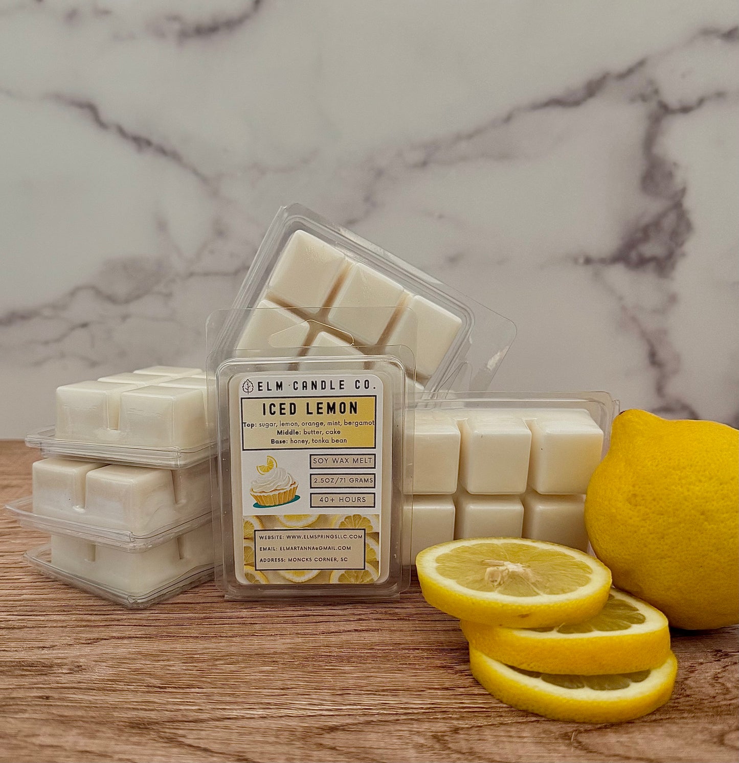 Iced Lemon Soy Wax Candle