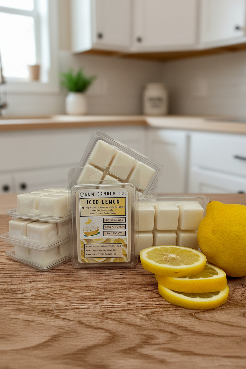 Iced Lemon Soy Wax Candle