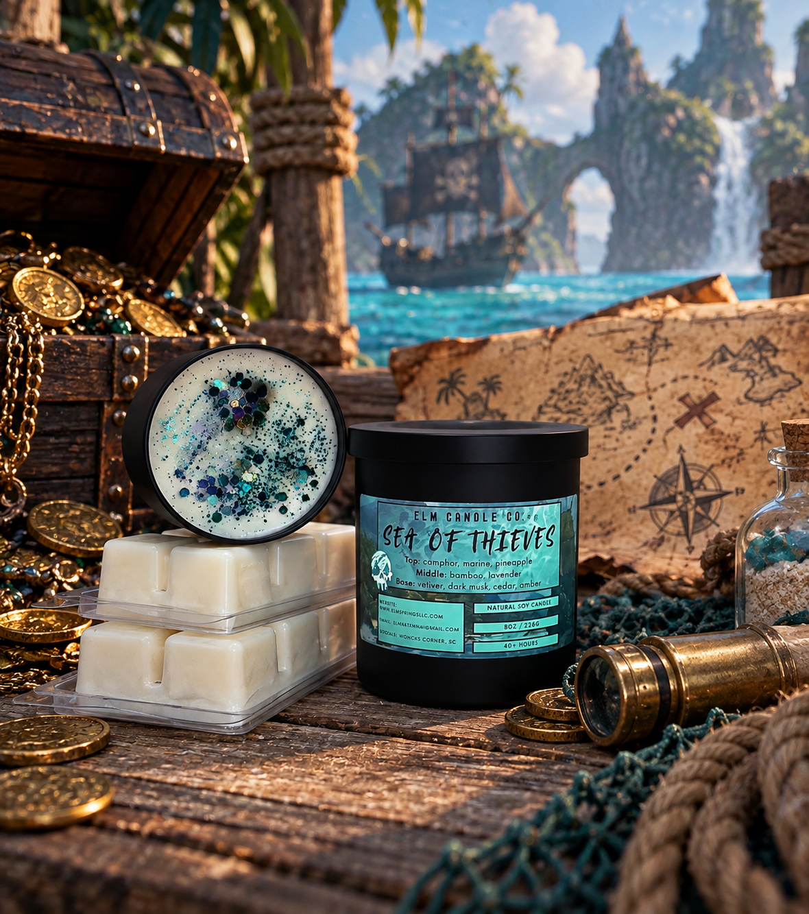 Sea of Thieves Soy Candle