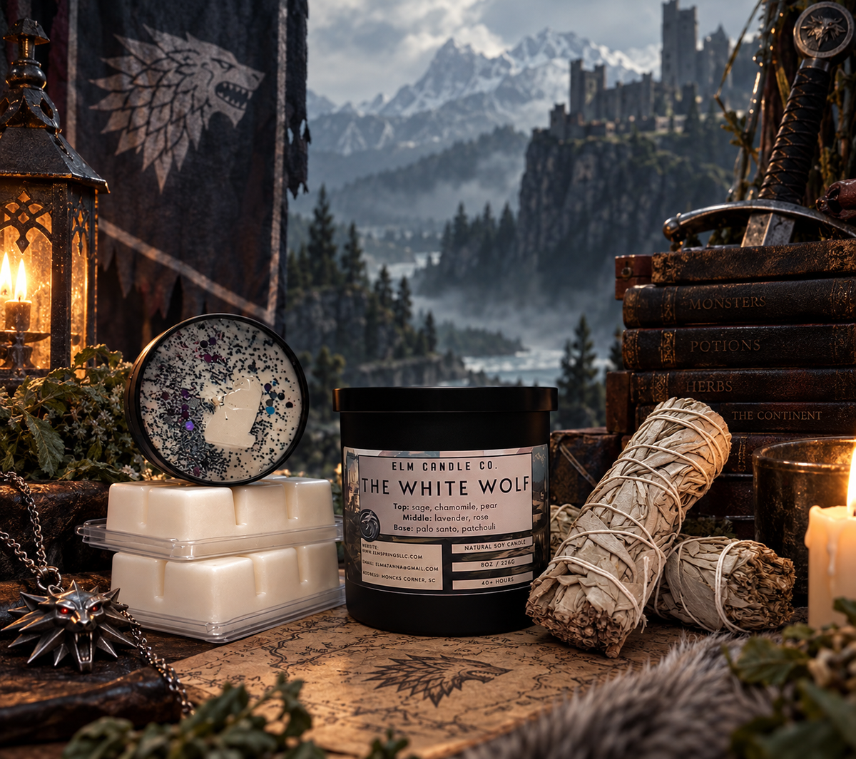 The White Wolf Soy Candle