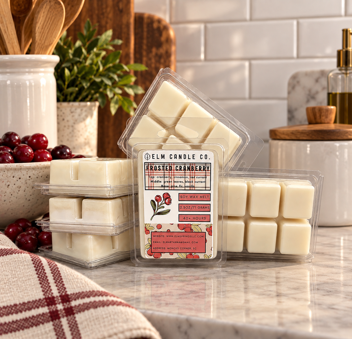 Frosted Cranberry Soy Candle