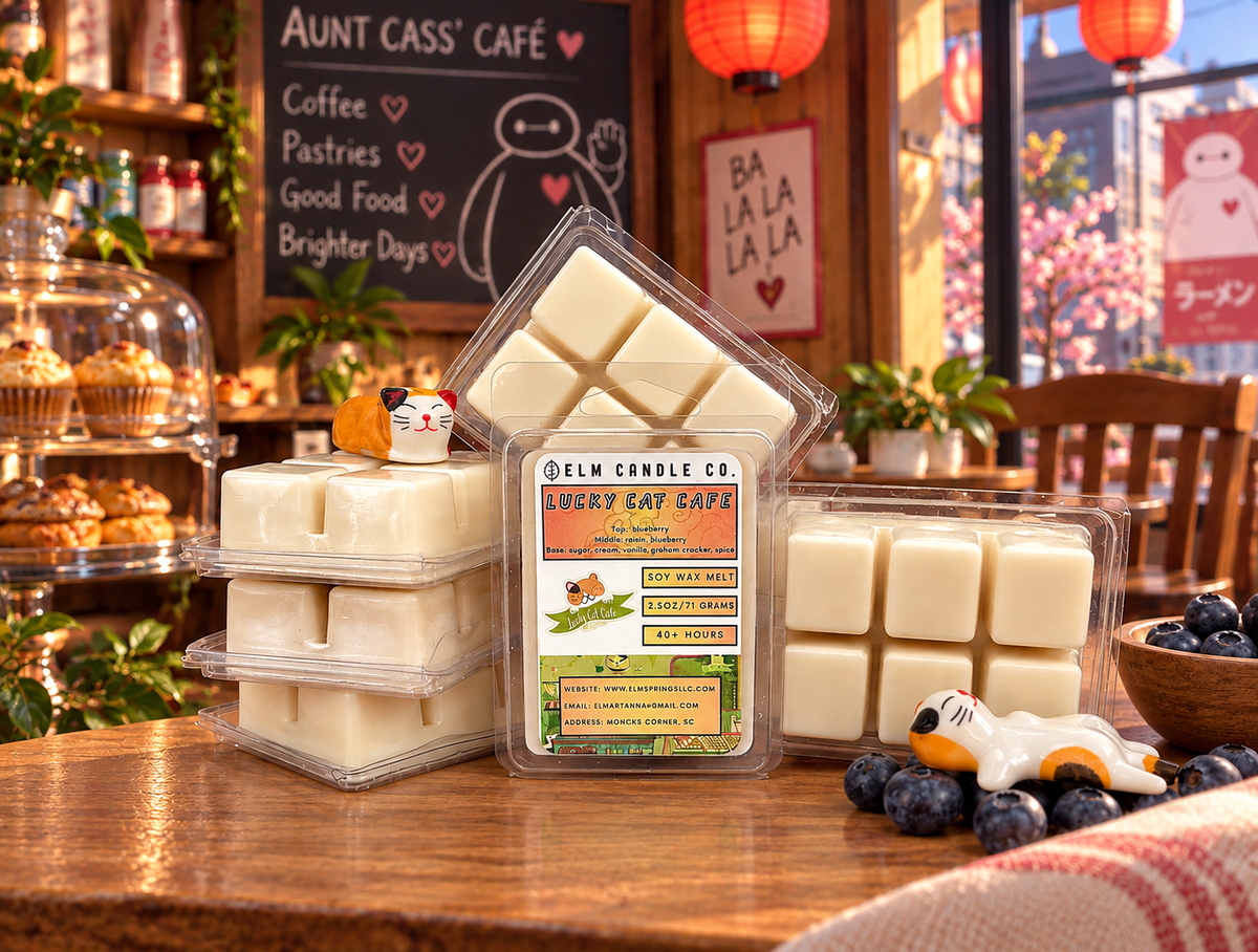 Lucky Cat Cafe Soy Candle