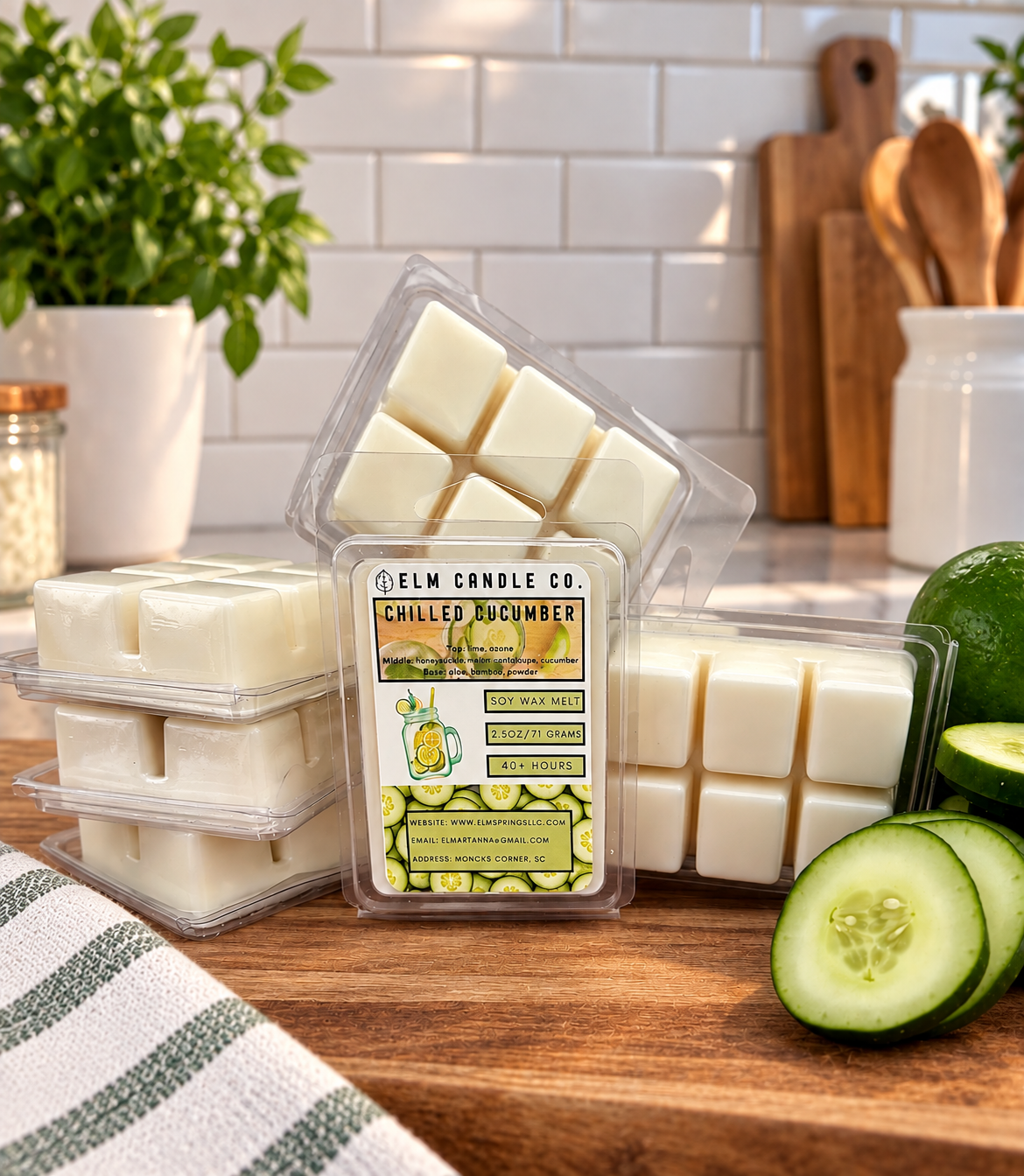 Chilled Cucumber Soy Candle