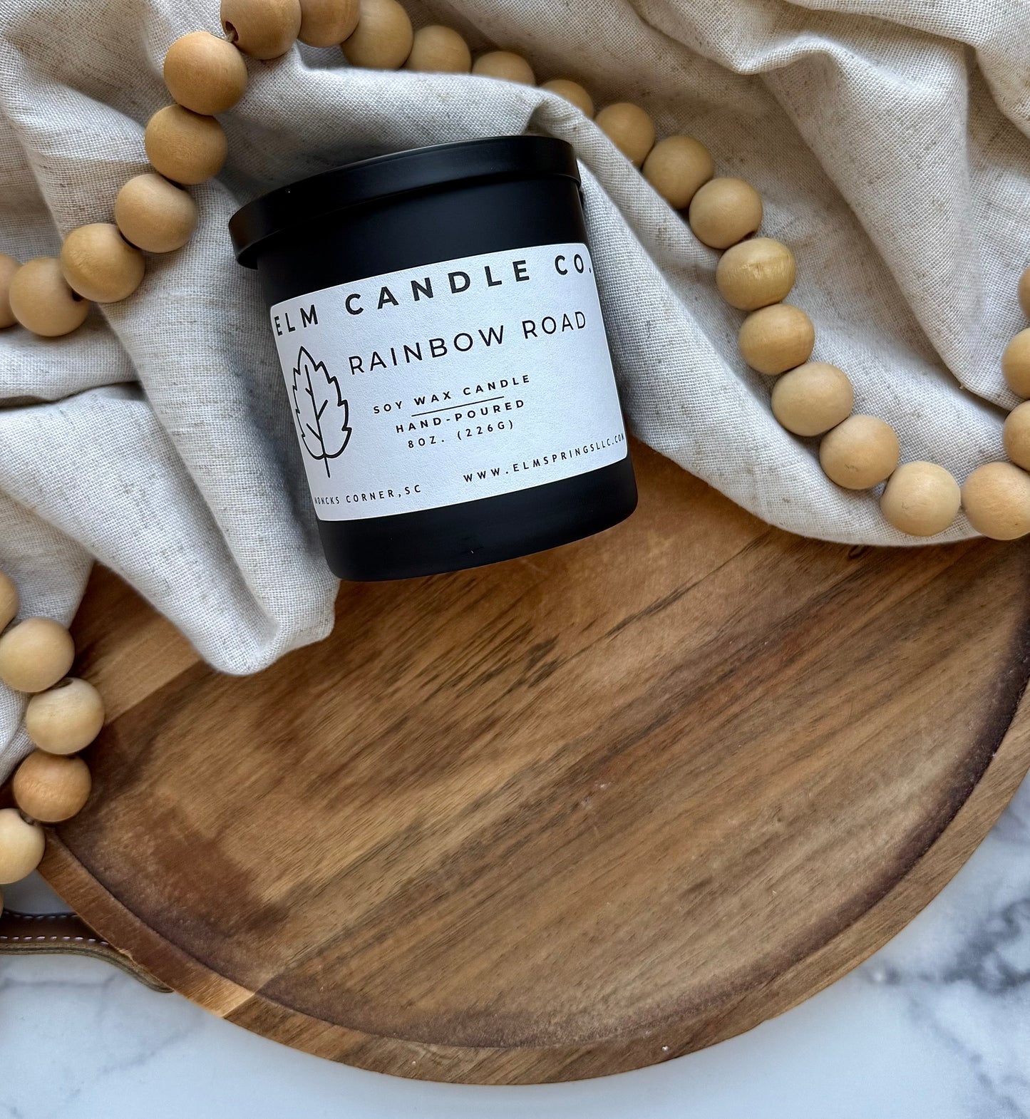 Rainbow Road Soy Wax Candle