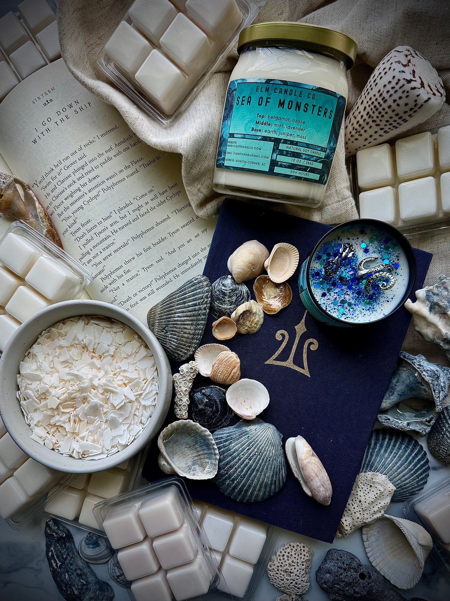 Sea of Monsters Soy Wax Candle