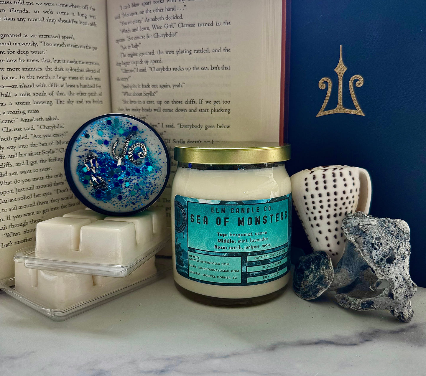 Sea of Monsters Soy Wax Candle