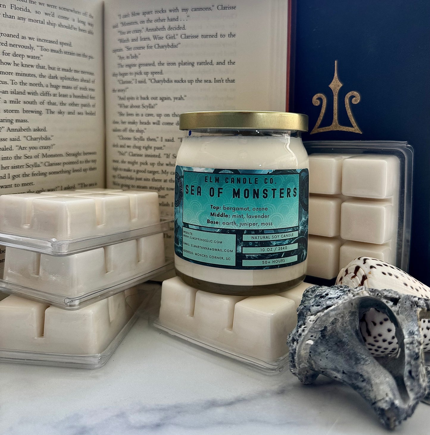 Sea of Monsters Soy Wax Candle