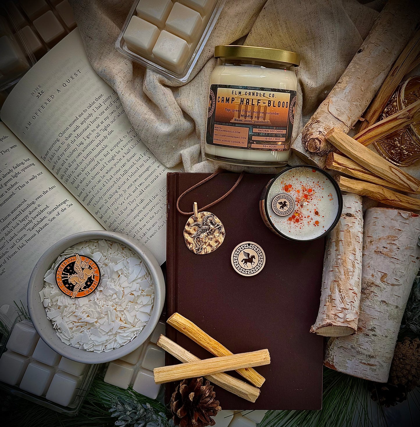 Camp Half-Blood Soy Wax Candle